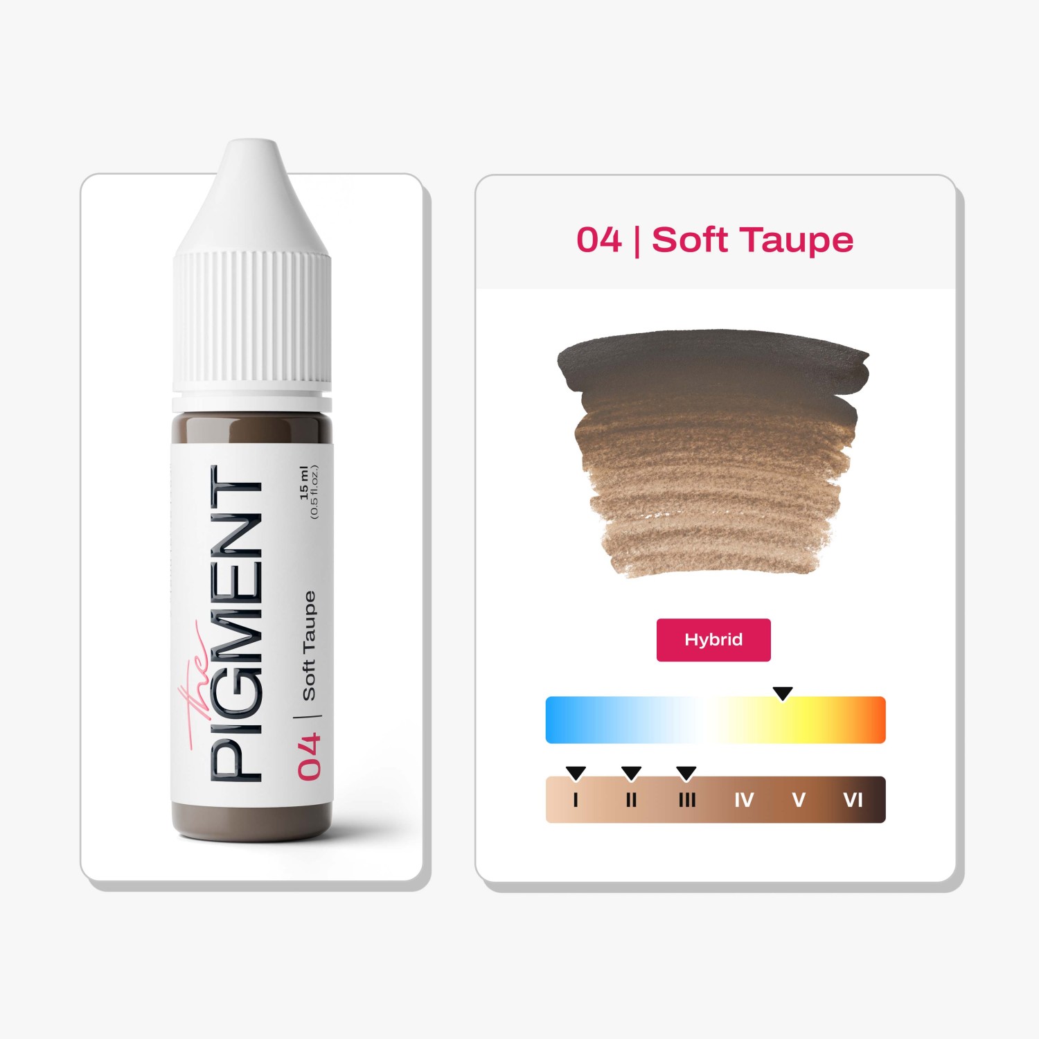 THE PIGMENT წარბის პიგმენტი Soft Taupe 15 მლ.